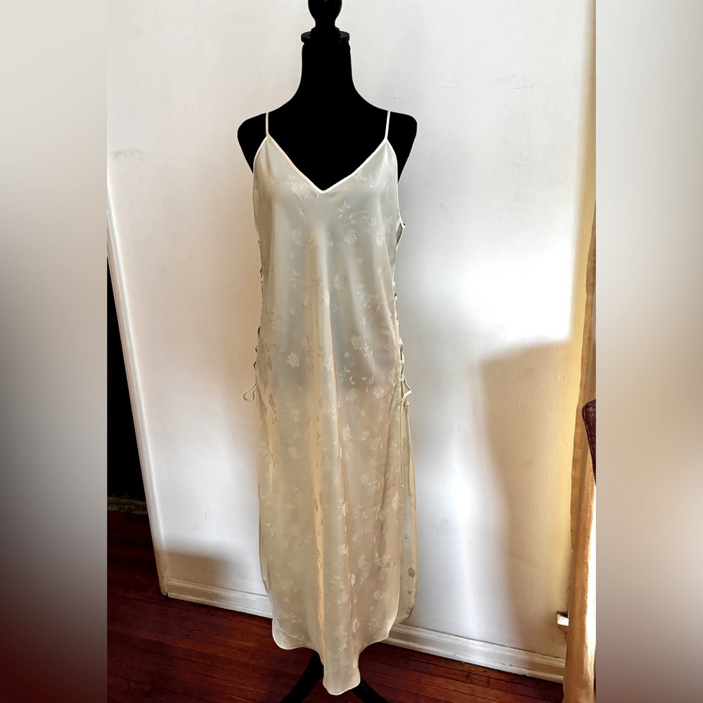 Vintage Open Side Lace-up Negligee - Size XL - Picture 3 of 12